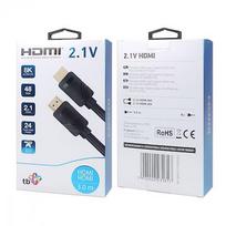 TB Cable HDMI v 2.1 premium 3 m 8K Black Made for players AKTBXVH21PREM30