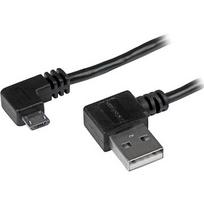 Startech USB-A to Micro USB, Angle, 1m USB2AUB2RA1M