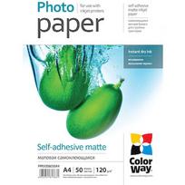 ColorWay 120 g/m² | A4 | Matte self-adhesive Photo Paper PMS1208050A4
