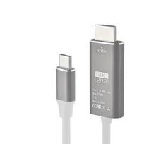 RoGer FT-H05 USB-C to HDMI UltraHD 4K@30Hz Cable 2m / white RO-FTH05-2M-WH