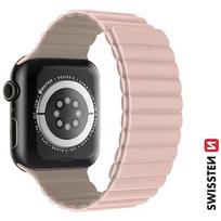 Swissten Silicone magnetic band, 38-40mm, Pink - for Apple Watch 1/2/3/4/5/6/7/8/SE/SE2022 46000502
