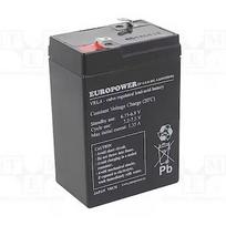 EMU BATTERY 6V 4.5AH VRLA/EP4.5-6 EUROPOWER EP4.5-6