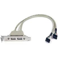 Startech 2 PORT USB SLOT PLATE ADAPTER . USBPLATELP