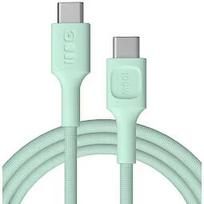 Green Cell Kabelis Green Cell PowerStream USB Type-C Male - USB Type-C Male 100W Mint Green 2m  KABGC100PS200MG