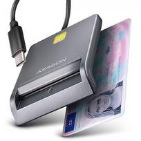 Axagon CRE-SM3TC smart card reader USB-C 1.2m cable CRE-SM3TC