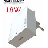 Swissten Premium 18W Travel Charger USB-C PD 3.0: 5V / 3A / 9V / 2A, 12V / 1.5A White SW-USBCPD18W-W