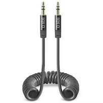 Sbs SBS, 3.5mm - 3.5mm, coiled, dark gray - Cable TECABLE35SPIRDG