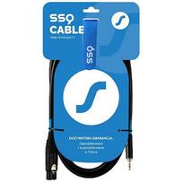 Sound Station Quality SSQ XLRMi0,5 - XLR żeński / Jack stereo 3.5 SS-2073