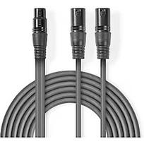 Nedis Kabelis Nedis 2x XLR M - XLR F 1.5m COTH15020GY15