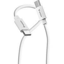 Verbatim Kabelis Verbatim Essentials Sync&Charge USB-C - USB-C 100W 3m White 32409V