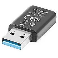 Lanberg USB AC1200 Dual‑Band adapter with 2 internal antennas NC-1200-WI