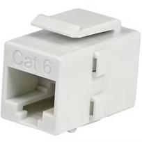 Startech WHITE CAT 6 RJ45 COUPLER . C6KEYCOUPLWH