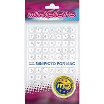 Minipicto Minipicto keyboard sticker EST/RUS KB-MAC-EE-RU-WHT, white/grey/blue KB-MAC-EE-RUKB