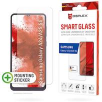 Displex Smart Glass (9H) für Samsung Galaxy A24/A25 5G Montagesticker, unzerbrechlich, ultra-dünn, unsichtbar 01836