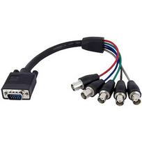 Startech VGA to 5 BNC RGBHV Monitor Cable, 0.3m  VGABNCMF1