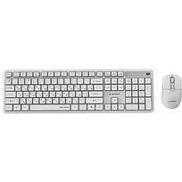 Gembird Klaviatūra un pele Gembird Desktop set Silent key Pro Business wireless RU White KBS-WMS-01-W-CYRL