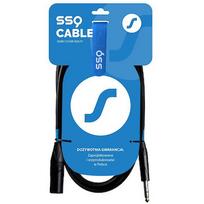 Sound Station Quality SSQ JSXM5 SS-1464 Cable Jack Stereo - XLR 3-pin Male 5 m Black SS-1464