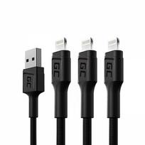 Green Cell PowerStream, USB-A to Lightning, 2m - Pack of 3 KABGCSET06
