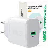 Green Cell Lādētājs Greencell PowerSource Solo30 30W White  CHARB-GC-30C-W