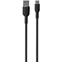 PURO Soft, USB-A / USB-C, 1.5 m, black - Cable PUUSBCICONBLK