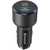 Swissten Car Charger USB-C PD / USB 63W 20111903