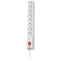 Lestar Surge Protector LX 810, 1L, 3.0m, gray 1966004093