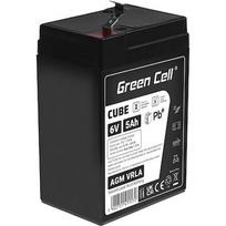 Green Cell CUBE AGM IP54 6V 5Ah VRLA Battery Gel deep cycle toys for kids alarm systems AGM6V5AH-J