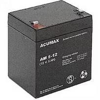 EMU BATTERY 12V 5AH VRLA/AM5-12T2 ACUMAX EMU AM5-12T2
