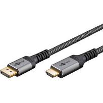 Goobay Plus DisplayPort™ auf HDMI™ Kabel (4K@60Hz), 3.0m 65270
