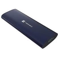 Natec External SSD enclosure RHINO M.2 NVME USB-C 3.2 steel navy NKZ-2472