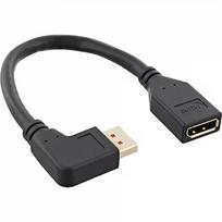 inLine DisplayPort 1.4 Extension Cable, Left Angle, 0.15m 17159L