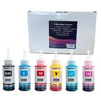 Epson Tintes kārtridžs GenerInk Epson T673X BK/ C/ M/ Y/ LC/ LM 6 x 70 ml E-673-PACK-GI-N