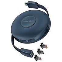 Promate USB-C to USB-C/Lightning/Micro USB, Magnetic, 1m AISQUIVERBL