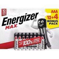 Energizer battery Max Alkaline AAA CHP16 12+4 7638900438284