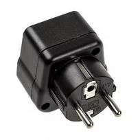 Brennenstuhl Travel Adapter UK Buchse auf DE Stecker - schwarz 1508530