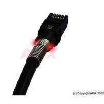 Patchsee RJ45 CAT.6a FTP black 2,4m PCI6-F/8