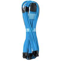 CableMod C-Series Pro ModMesh 12VHPWR Cable, 3x PCIe 8 to 12V-2×6, Light Blue CM-PCSR-16P3-N60KLB-5PC-R