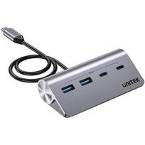 Unitek HUB USB-C 2X USB-C 2X USB-A 5GBPS ALU H1337AGY01