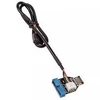 Akasa USB 3.1 Gen2 internal connector to USB 3.1 Gen1 19-pin adapter cable AK-CBUB38-40