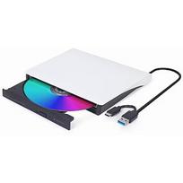 Gembird External USB DVD Drive, White DVD-USB-031-BW