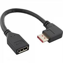 inLine DisplayPort 1.4 Extension Cable, Right Angle, 0.15m 17159R