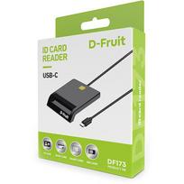 D-Fruit ID card reader USB-C DF173, black 50537