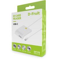 D-Fruit ID card reader USB-C DF175, white 50539