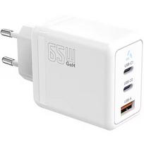 TB Charger 2x USB C + USB A Power Delivery white, GaN 65W AZTBXUL3USB65WW