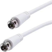 Vivanco cable SAT F 5m, white VVSAT50MMW