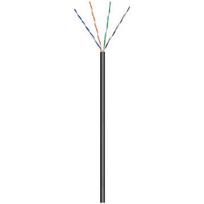 Goobay 57196 CAT 5e Outdoor Network Cable, U/UTP, 100 m, Black 57196