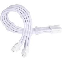 Silverstone EPS 8-Pin zu EPS/ATX 4+4-Pin Kabel, 300mm - weiß SST-PP07E-EPS8W-V2