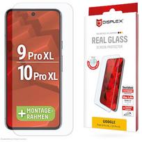 Displex Panzerglas 2D/ Clear (10H) für Google Pixel 9 Pro XL Eco-Montagerahmen, Tempered Glas, kratzer-resistente Schutzfolie, hüllenfreundlich 02008