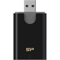Silicon Power memory card reader Combo USB 3.2, black SPU3AT5REDEL300K