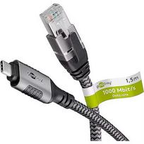 Goobay USB-C to RJ45, 1.5m 70697